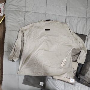 Fear Of God Essentials Long Sleeve Shirt. XL 
Color - Seal